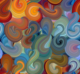 Abstract Colorful Line Pattern vector image