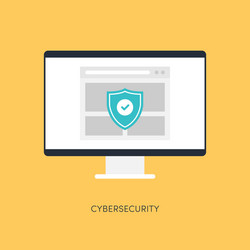 Government cybersecurity system breakdown loop Vector Image