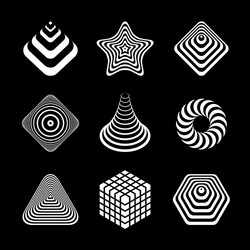 design elements set vector image
