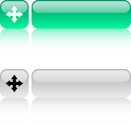 map square button vector image