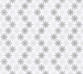 gray zig zag snowflake pattern seamless vector image
