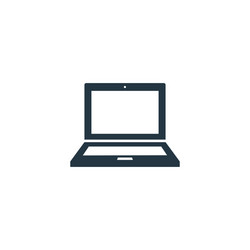 laptop icon simple element for web vector image