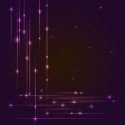 hi-tech background with glowing string luminous vector image