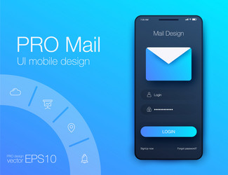 screens and web concept vector image