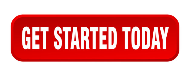 get started today button square vector image