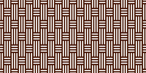Vertical triple basketweave seamless pattern Vector Image