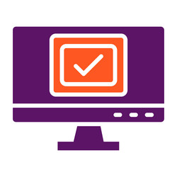checkbox icon design vector image