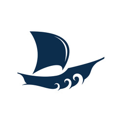 cruise ship icon design Vector Image