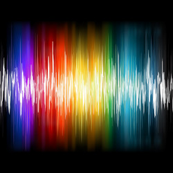 equalizer abstract sound waves eps 8 vector image