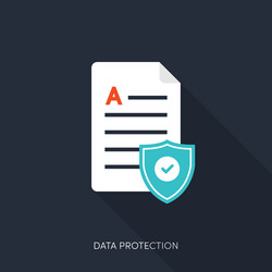 internet security and data protection concept vector image