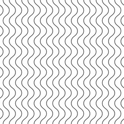 Thin Wavy Lines Pattern vector image
