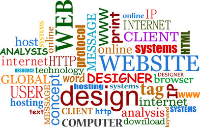 Web & Internet Keywords Cloud vector image