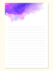 notes to do list daily planner template vector image