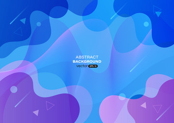 fluid shape style abstract background design vector image