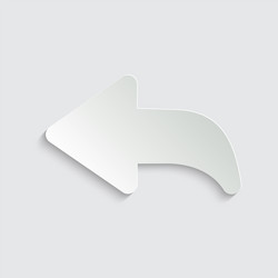 paper arrow icon line design set for web vector image