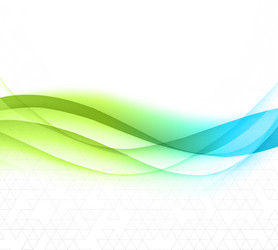 Curved Line Abstract Background vector image