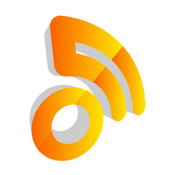 wireless cordless signal internet wifi shape icon vector image