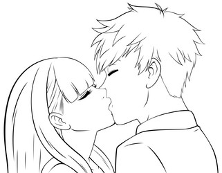 anime boy and girl kissing  Anime, Anime love, Anime couple kiss