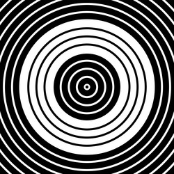 Concentric Circle Pattern vector image