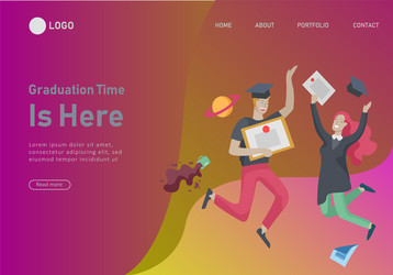 set web page design templates with relaxed vector image
