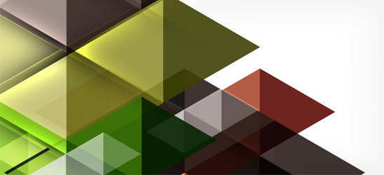 abstract triangle pattern colorful backdrop vector image