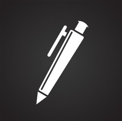 writing related icon on background for graphic vector image