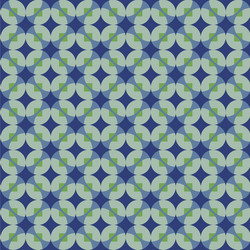 geometric pattern with circles and diamonds vector image