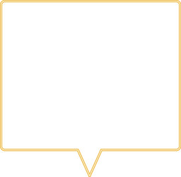speech bubble line color style icon vector image