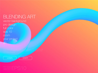 abstract blend background template for web site vector image