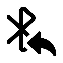 data forwarding with bluetooth application vector image