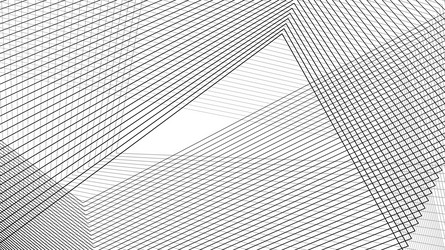 abstract black square pattern of lines on white vector image