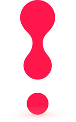 exclamation mark attention web message danger vector image