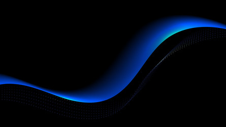 abstract concept blue lines wave dynamic particle vector image