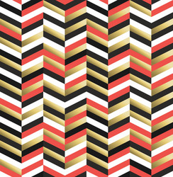 retro abstract seamless pattern in gold vector image