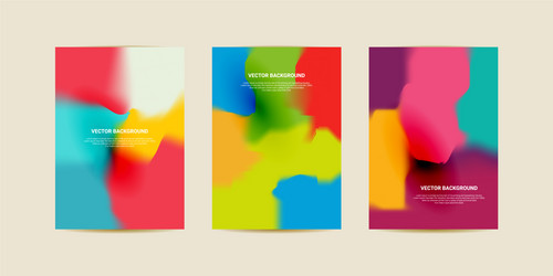 Abstract Gradient Mesh Backgrounds vector image