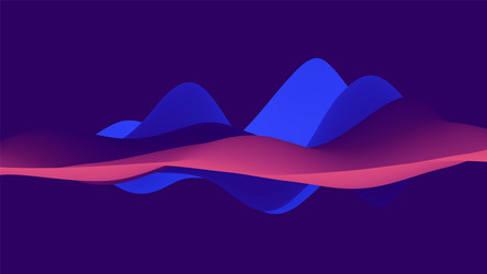 abstract wavy background with modern gradient vector image