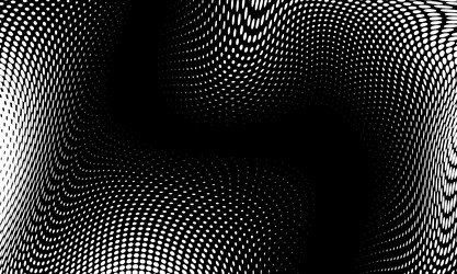 monochrome gradient halftone dots background vector image