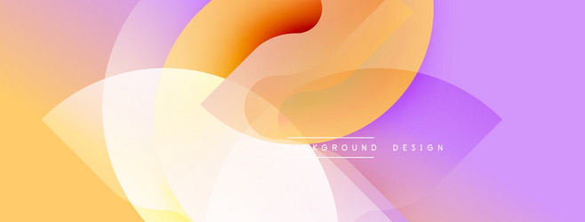 abstract fluid shapes blend creating vibrant vector image