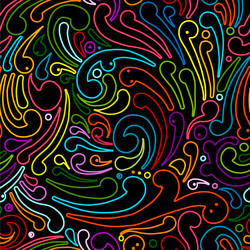 abstract swirl seamless pattern for your design vector image
