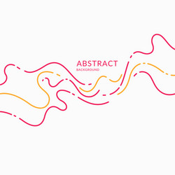 bright poster with dynamic waves vector image