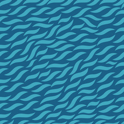 blue wave seamless pattern background vector image