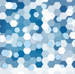 abstract color 3d hexagonal vector image