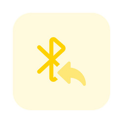 data forwarding with bluetooth application vector image
