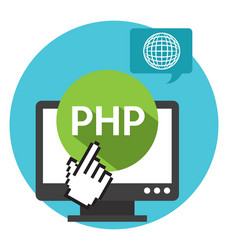 programming language vector image