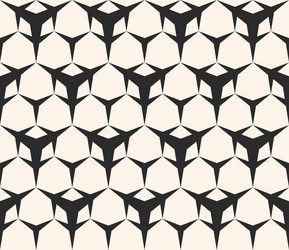 seamless pattern triangular lattice with hexagons vector image