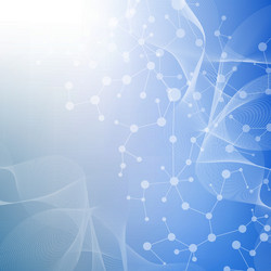 structure molecule and communication dna atom vector image