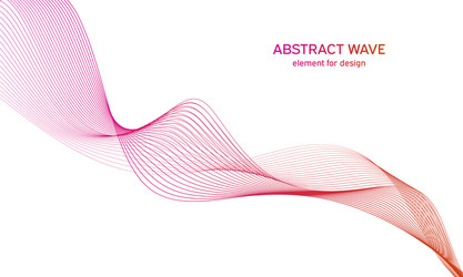 Abstract Wave Frequency Element vector image