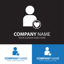 favorite user icon for web and mobile vector image