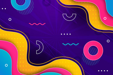 gradient abstract wavy background vector image