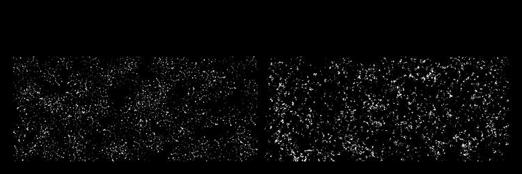 collection of two splatter textures in a4 format vector image